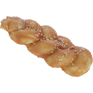 Rawhide plait, med kylling, 15cm, 75g,