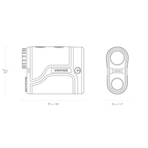 Hawke Vantage Laser Range Finder 6x25 - 900 m