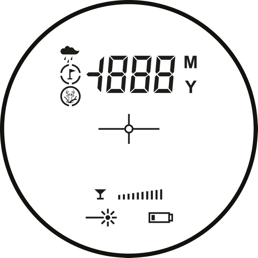 Hawke range finder afstandsmåler - 800m LCD