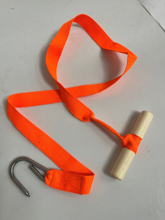 Slæbesele med håndtag og krog