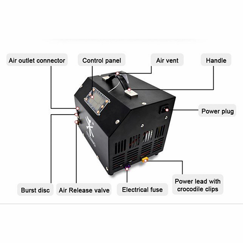 Kompressor 300 Bar m/LCD display