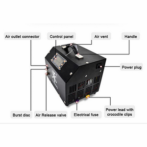 Kompressor 300 Bar m/LCD display