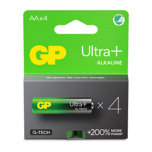GP Ultra Plus AA/LR6  4 stk.