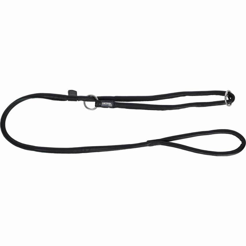 Hundeline Roma Slip rund læder