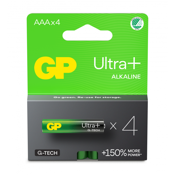 GP Ultra Plus AAA/LR03 4 stk.