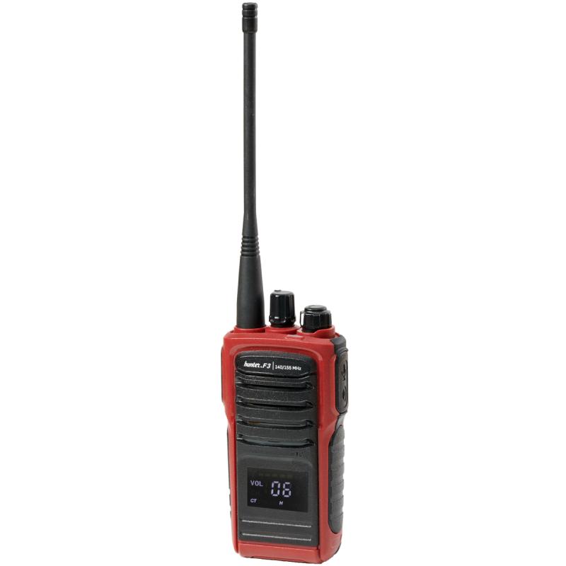 Hunter - F3 Jagtradio sæt Inkl. Skovantenne og Mini-headset