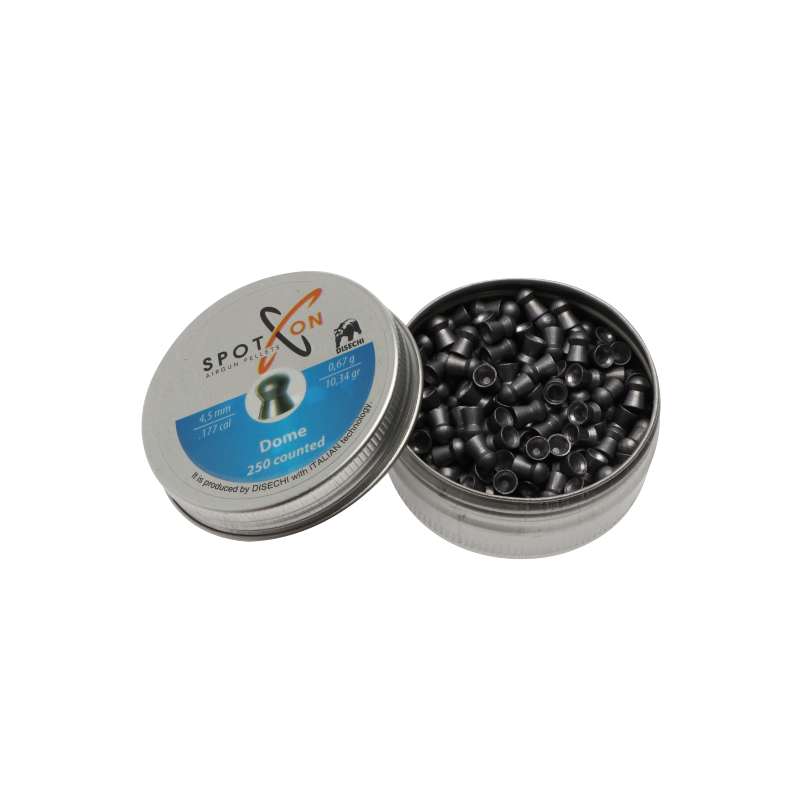 Spoton - Dome 4,5mm - 0,67gr/10,34grain - 250 stk. pr dåse