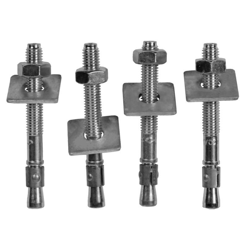 Boltesæt til beton 4 stk ekspantions - 90mm/Ø10 mm