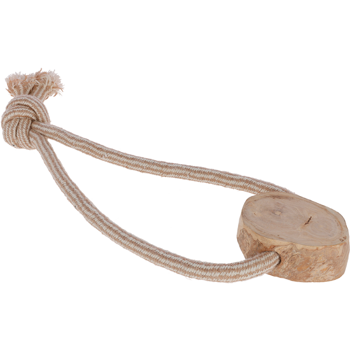 Trækkelegetøj str. L bomuldssnor og kaffetræ