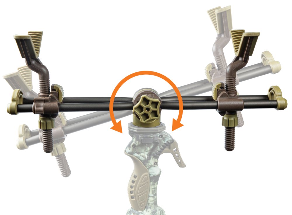 Primos 2-Point gun rest Til Trigger Stick Gen3