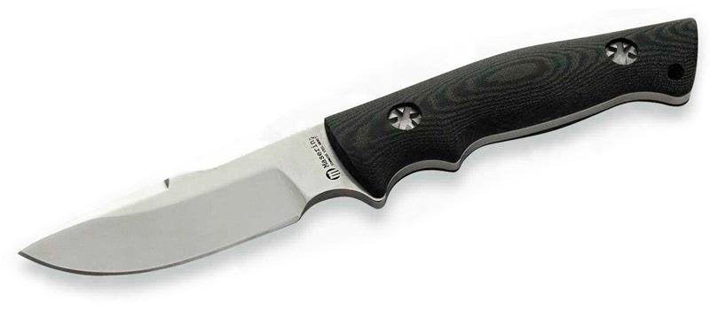 Maserin kniv sort skæfte