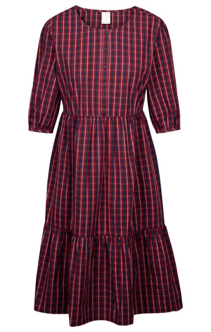 Helen - Dark Cherry Check - Trespass