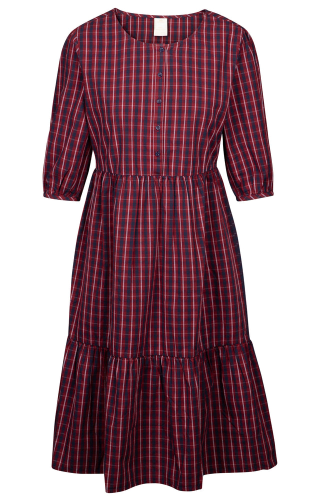 Helen - Dark Cherry Check - Trespass