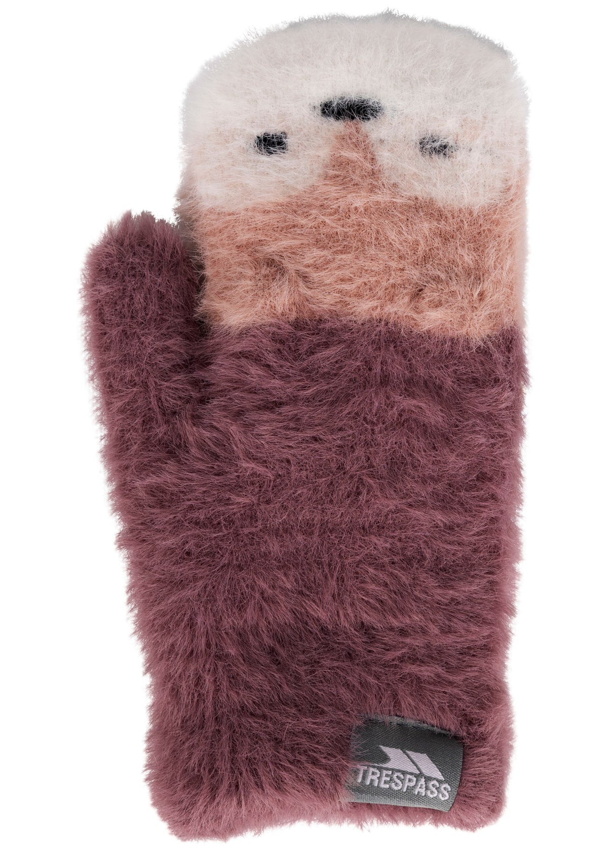 Hillside- Kids Knitted Mitts - Rose Tone - Trespass