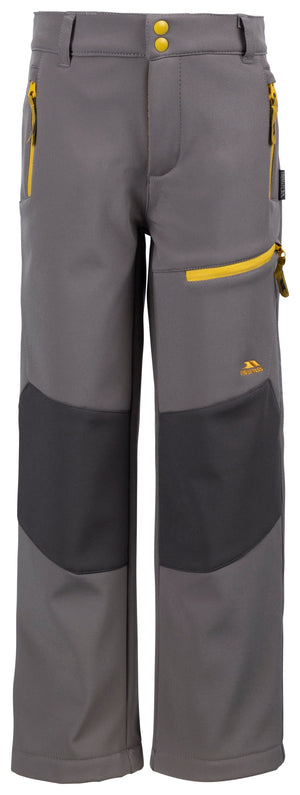 Hurry- Kids Unisex Trouser - Storm Grey/sulphur - Trespass
