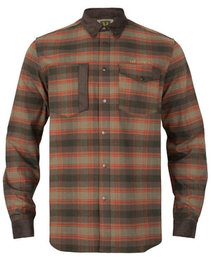 Aivak L/S skjorte - Autumn orange check - Härkila