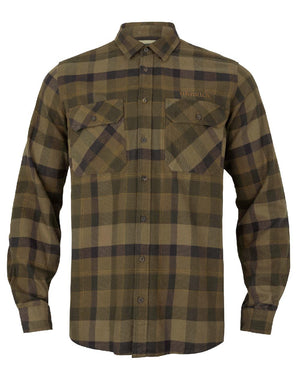 Asmund L/S skjorte - Beech green check - Härkila