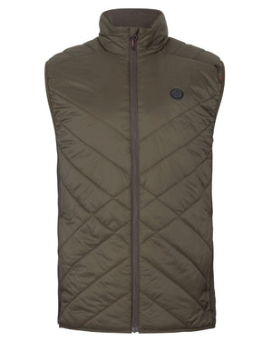 Härkila Heat Insulated vest - Willow green/Shadow brown - Härkila