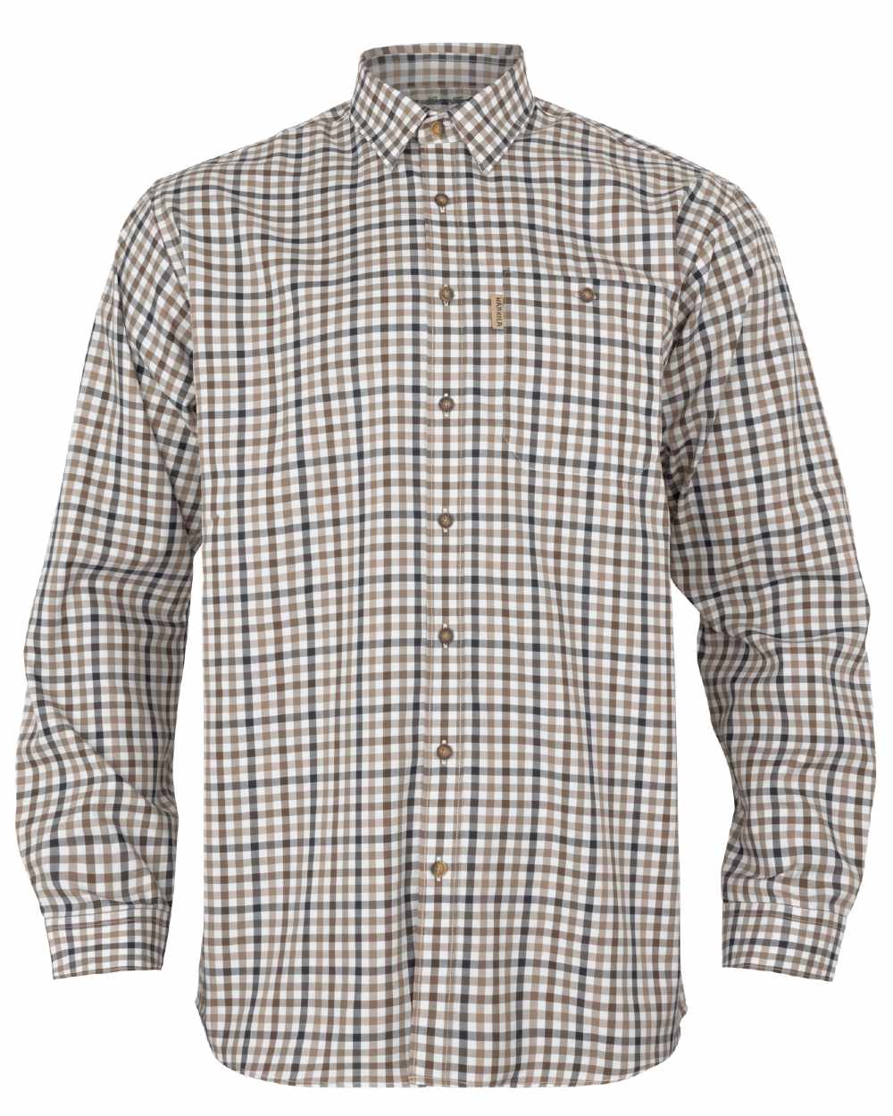 Milford Skjorte - Blue/Beige check - Härkila