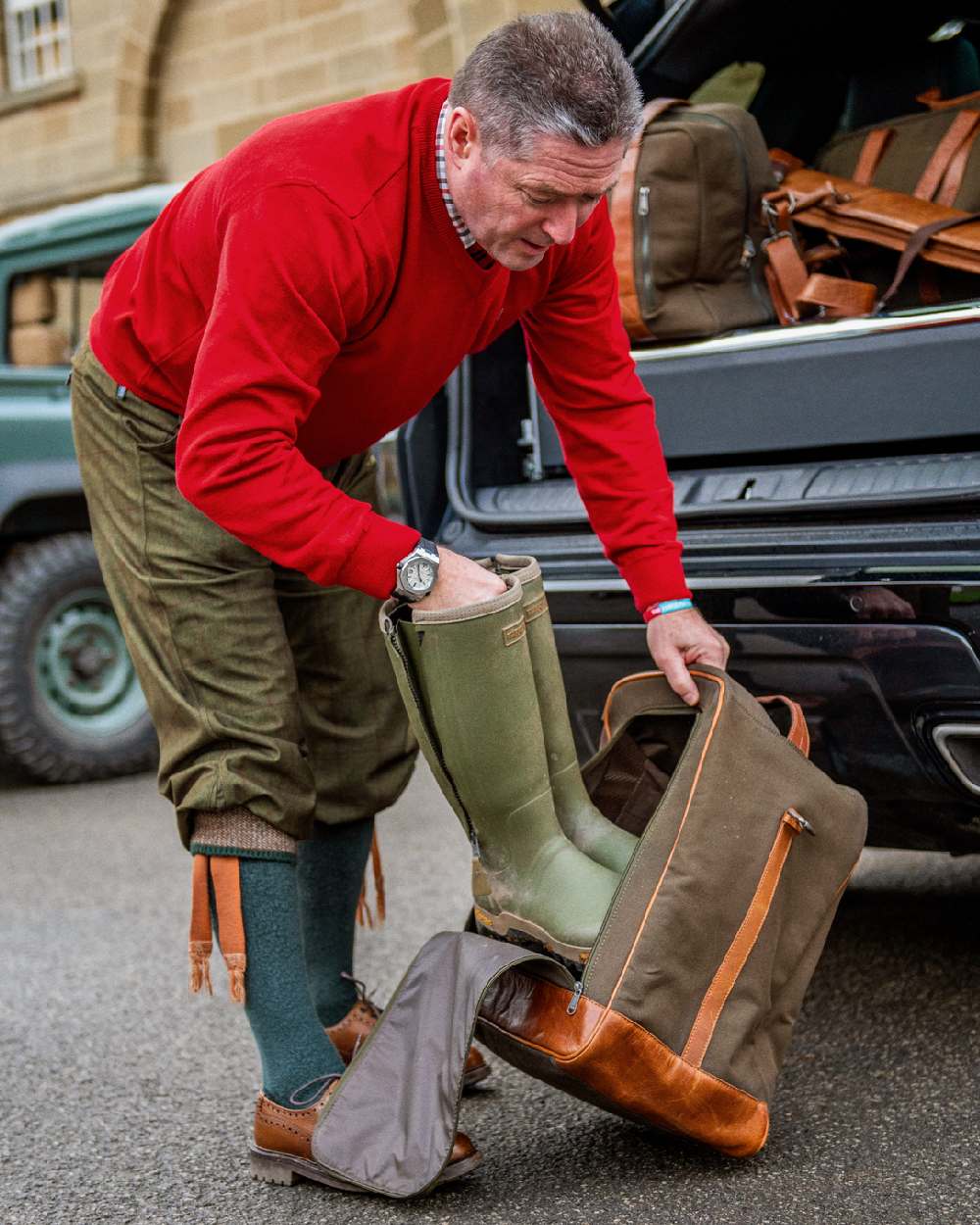 Retrieve boot bag Warm olive - Härkila
