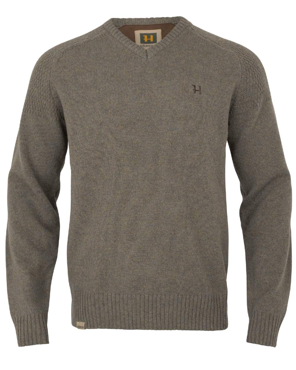 Vincent Merino V-Neck Pullover - Dark sand - Härkila