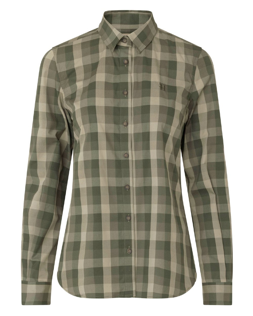 Akeena L/S skjorte W - Forest night check - Härkila