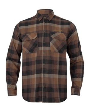 Asmund L/S skjorte - Rust brown check - Härkila