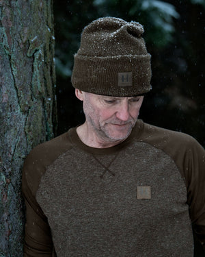 Kodiak CleverWool L/S t-shirt - Dark hunting green - Härkila