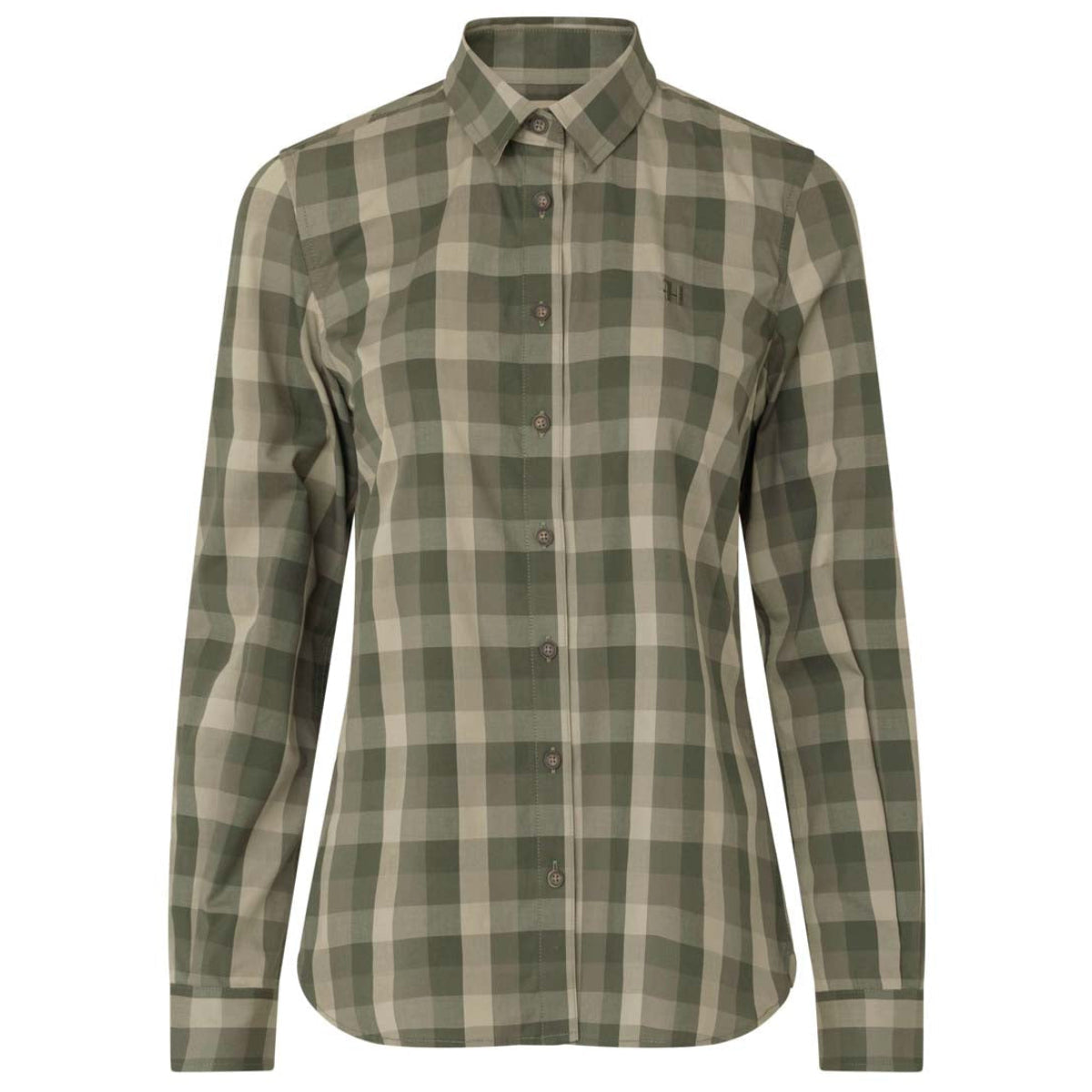 Akeena L/S skjorte W - Forest night check - Härkila