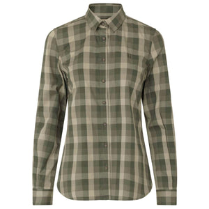 Akeena L/S skjorte W - Forest night check - Härkila