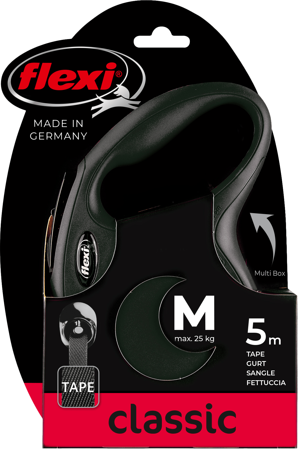 Hundesnor kassette Flexi New Classic str. L