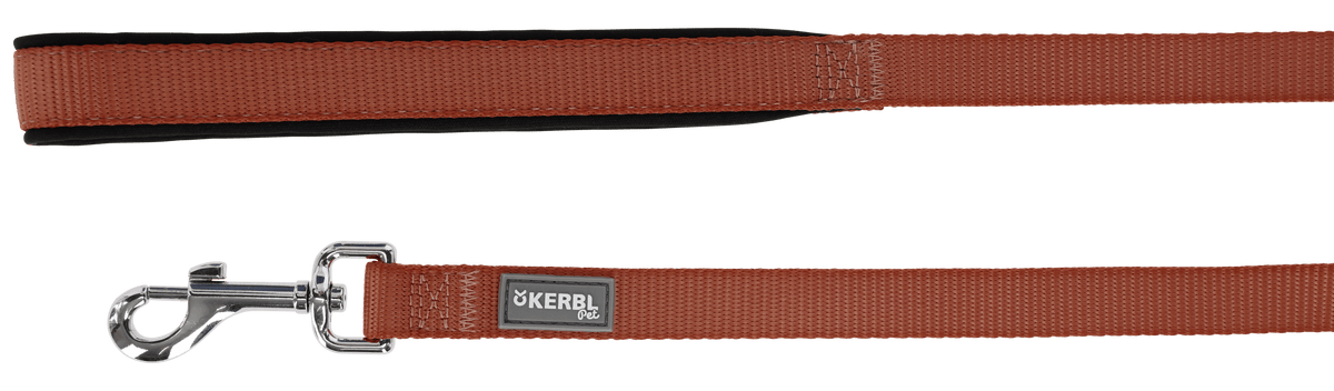 Hundeline Miami nylon 25mm, 100 cm, rust – Kerbl