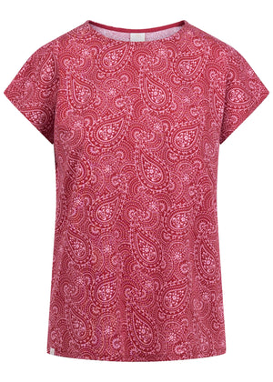 Lucia - Claret Print - Trespass