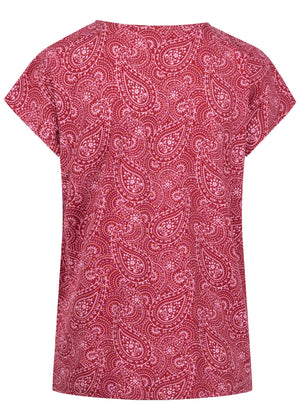 Lucia - Claret Print - Trespass