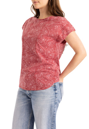Lucia - Claret Print - Trespass