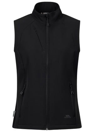 Mahall Female Softshell Gilet - Black - Trespass