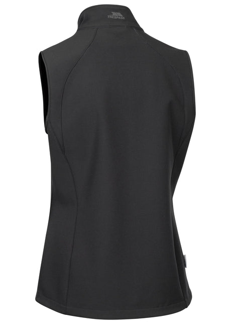 Mahall Female Softshell Gilet - Black - Trespass