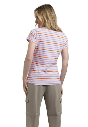 Michaela - White Multi Stripe - Trespass