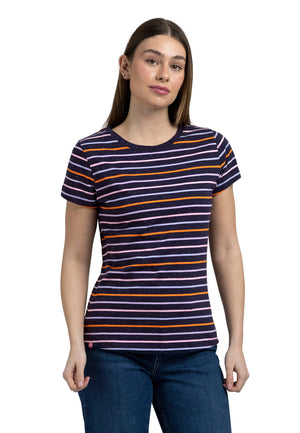 Michaela - Navy Multi Stripe - Trespass