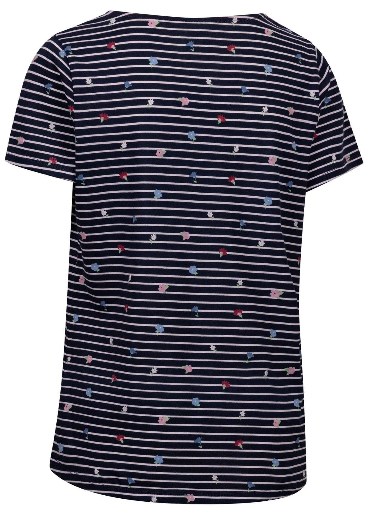 Myla - Navy Floral Stripe - Trespass