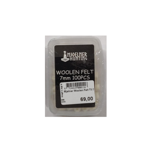 Woolen felt for 7mm. 100pcs