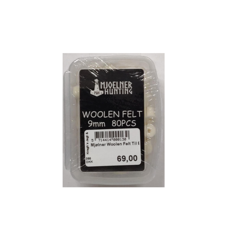 Woolen felt for 9mm. 80pcs