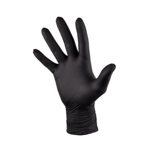 Nitrilhandsker (sort) Kraftig 4.5g – 100 stk