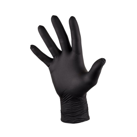 Nitrilhandsker (sort) Kraftig 4.5g – 100 stk