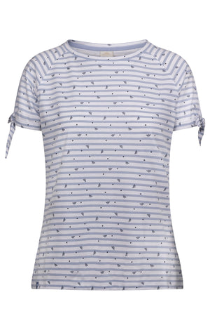 Penelope - Cool Blue Stripe Bee Print - Trespass