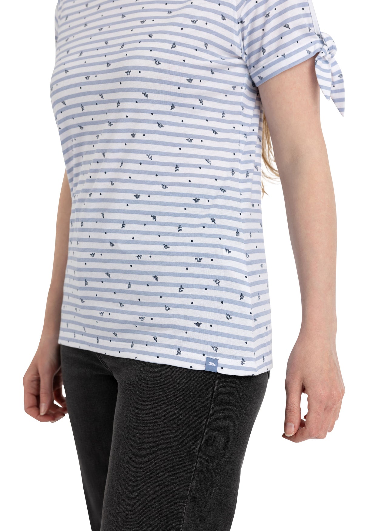 Penelope - Cool Blue Stripe Bee Print - Trespass