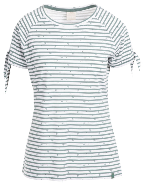 Penelope - Teal Mist Stripe Bee Print - Trespass