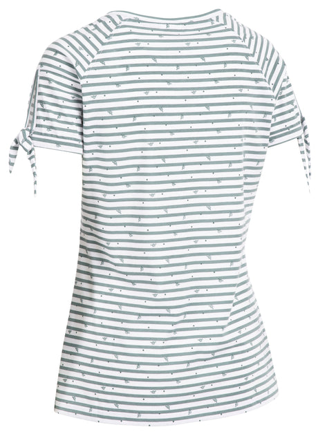 Penelope - Teal Mist Stripe Bee Print - Trespass