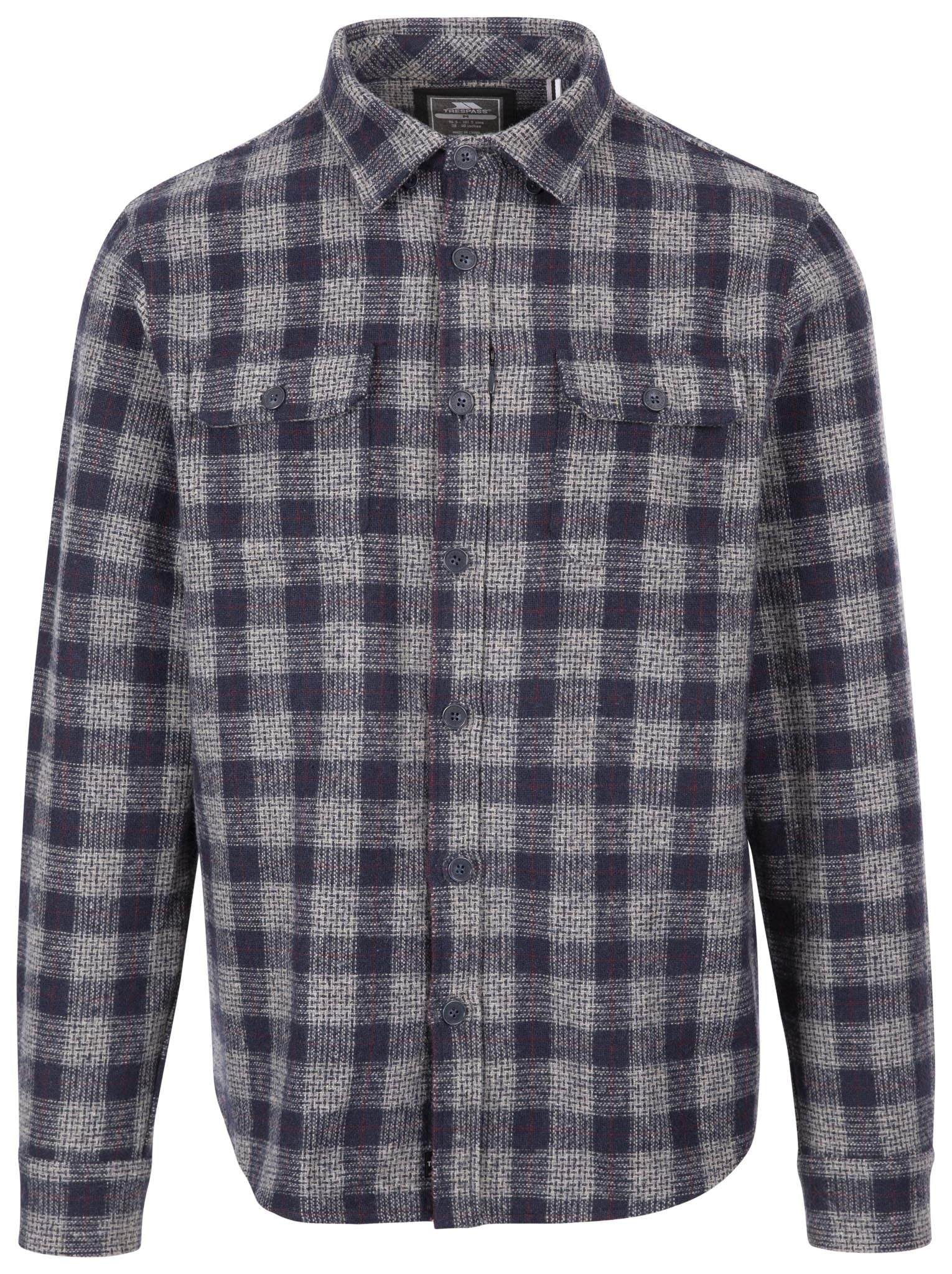 Portlaw - Grey Blue Check - Trespass