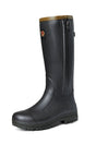 Pheasant Game 18" leather side-zip - Black olive